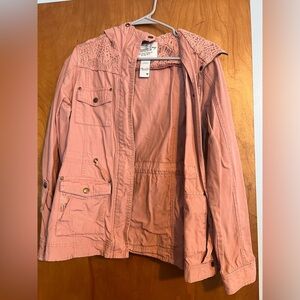 Rose Pink light Utility jacket size M